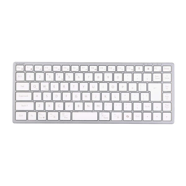 キーボード/Precisionist/無線2.4GHz/Bluetooth/マルチペアリング/充電式/ミニサイズ/パンタグラフ式/ホワイト【TK-PN1075MPWH】