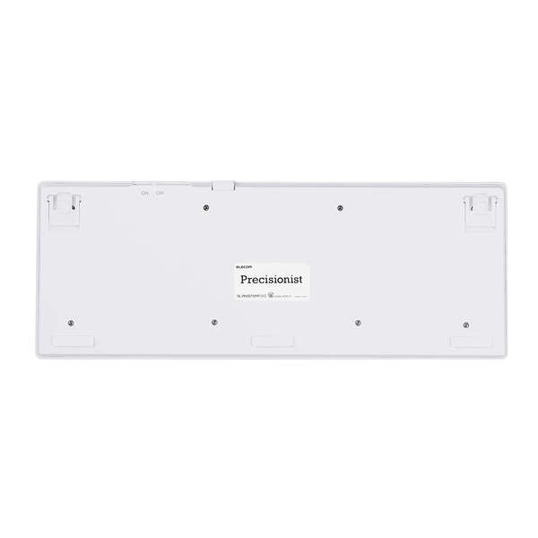 キーボード/Precisionist/無線2.4GHz/Bluetooth/マルチペアリング/充電式/ミニサイズ/パンタグラフ式/ホワイト【TK-PN1075MPWH】