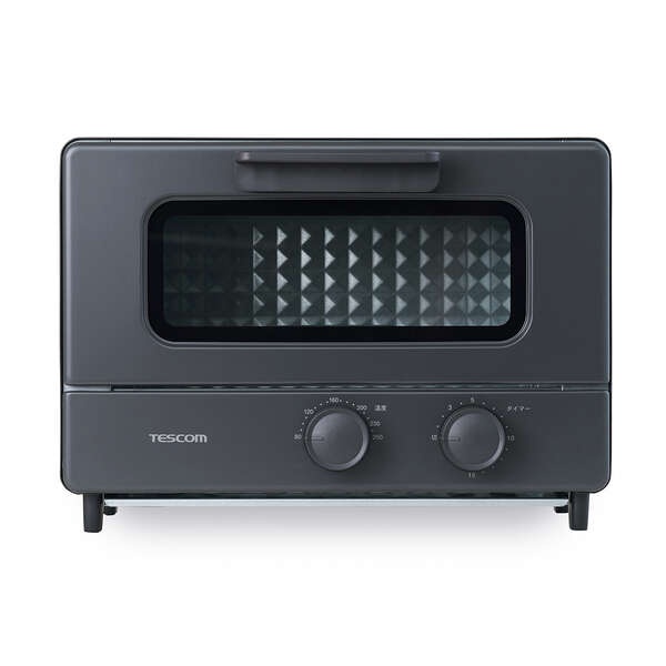 電熱器具/トースター/2枚焼き/石英管ヒーター/ブラック【TSB51A-K】