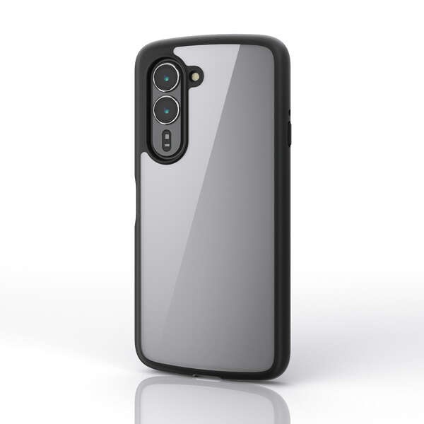 Arrows Alpha (F-51F)/TOUGH SLIM LITE/フレームカラー/メタルリング付/ブラック【PM-F251TSLFCBK】