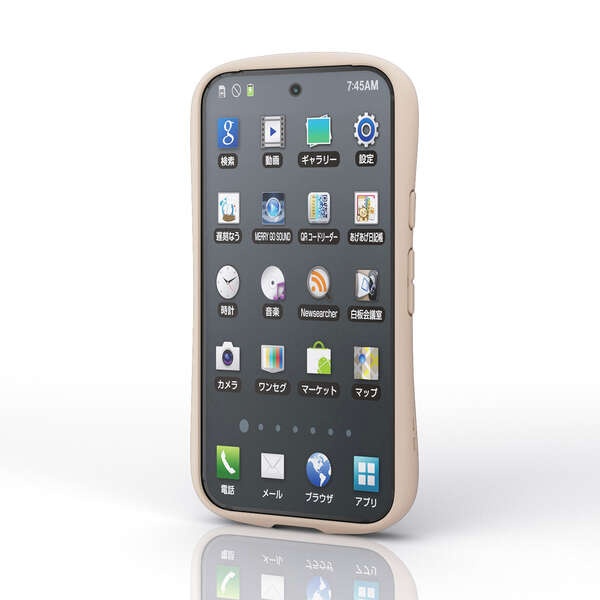 Google Pixel 10/Google Pixel 10 Pro/Grippy/フレームカラー/ストラップホールシート付/ベージュ【PM-P252GRPFCBE】