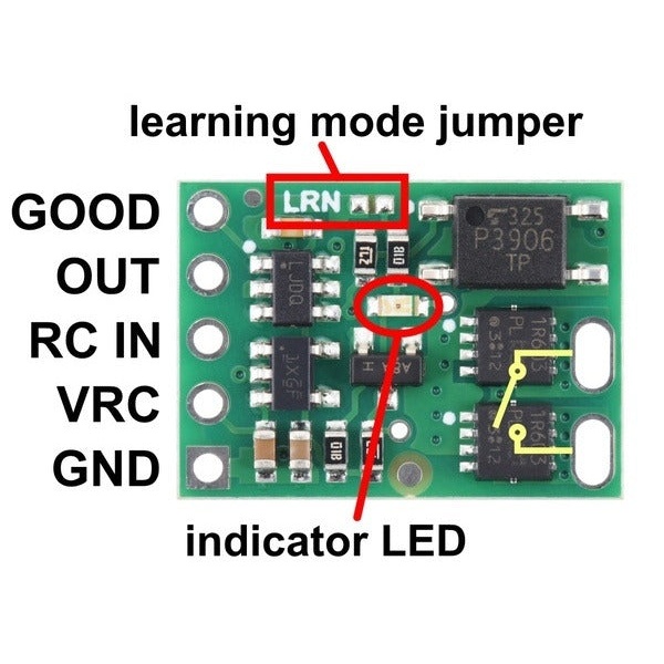 RCスイッチ ソリッドステートリレー(SPST/60V/6A)【POLOLU-5423】