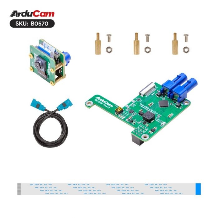 ArduCAM GMSL2対応8MP Jetson Orin Nano/NX用カメラ拡張キット【UCTRONICS-B0570】