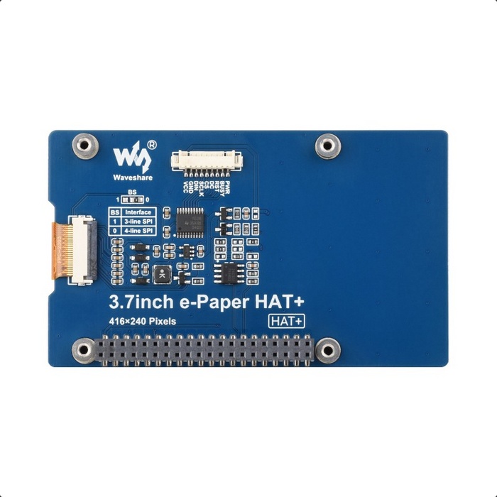 Waveshare 3.7インチ e-Paper HAT+【WAVESHARE-31061】