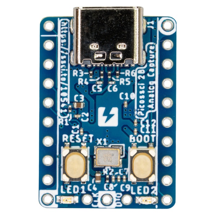 Picossci 2B 8chアナログ入力開発ボード(RP2350B搭載)【SSCI-105415】