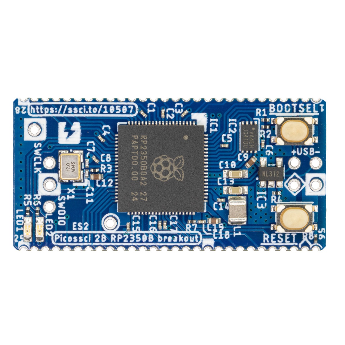 Picossci 2B RP2350B ピッチ変換基板【SSCI-105071】