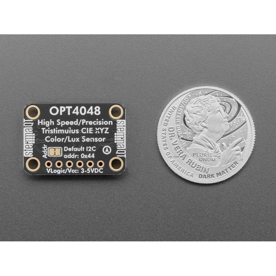 OPT4048搭載 三刺激値XYZカラー/照度センサモジュール【ADA-6335】