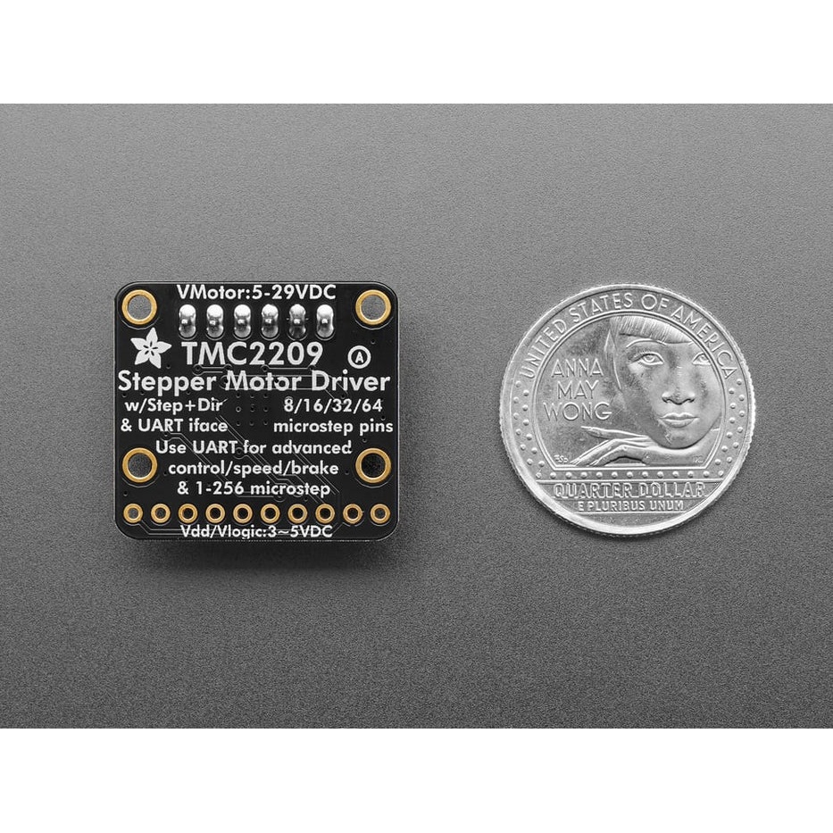 TMC2209搭載ステッピングモータードライバモジュール【ADA-6121】