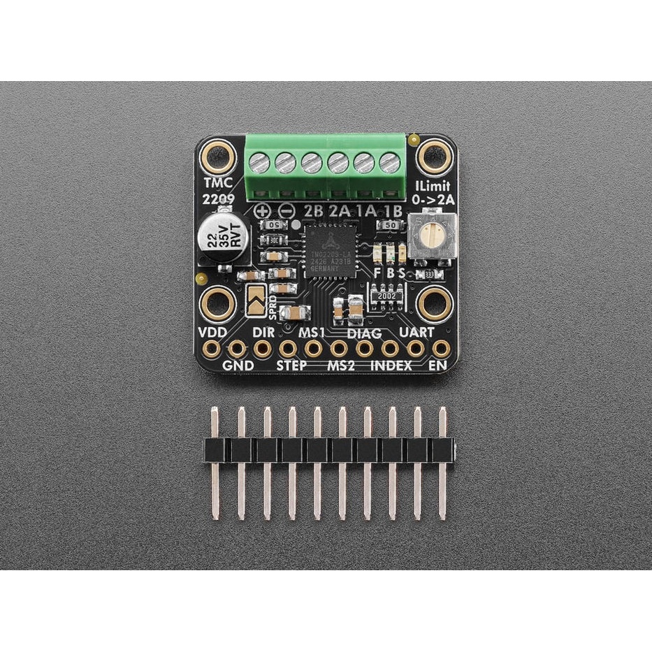 TMC2209搭載ステッピングモータードライバモジュール【ADA-6121】