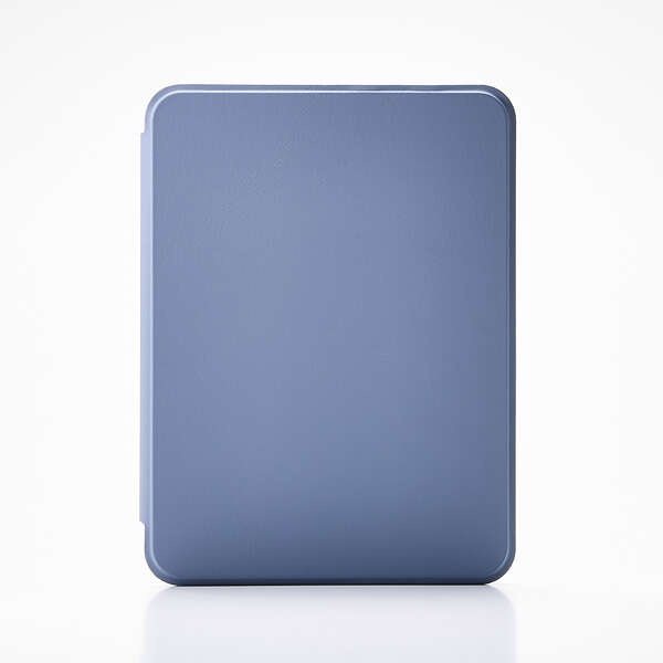 8.3インチiPad mini(A17 Pro)/フラップケース/360度回転/マグネット着脱/背面クリア/ブルーグレー【TB-A25SMG360BG】