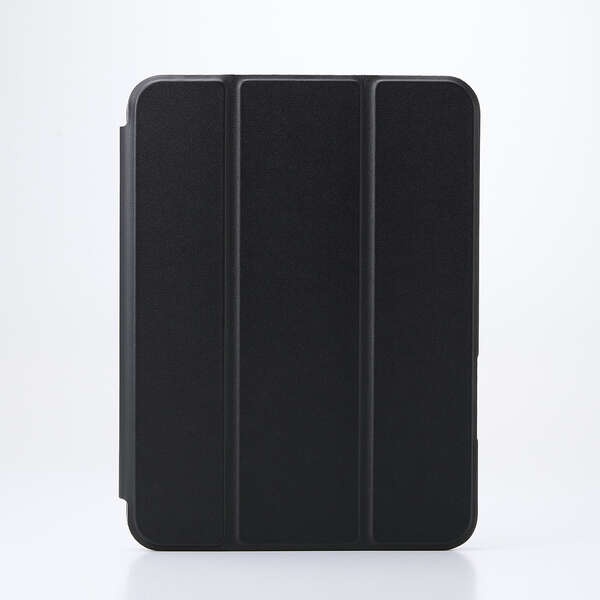 8.3インチiPad mini(A17 Pro)/フラップケース/衝撃吸収/Apple Pencil収納/スリープ対応/ブラック【TB-A25SSABK】