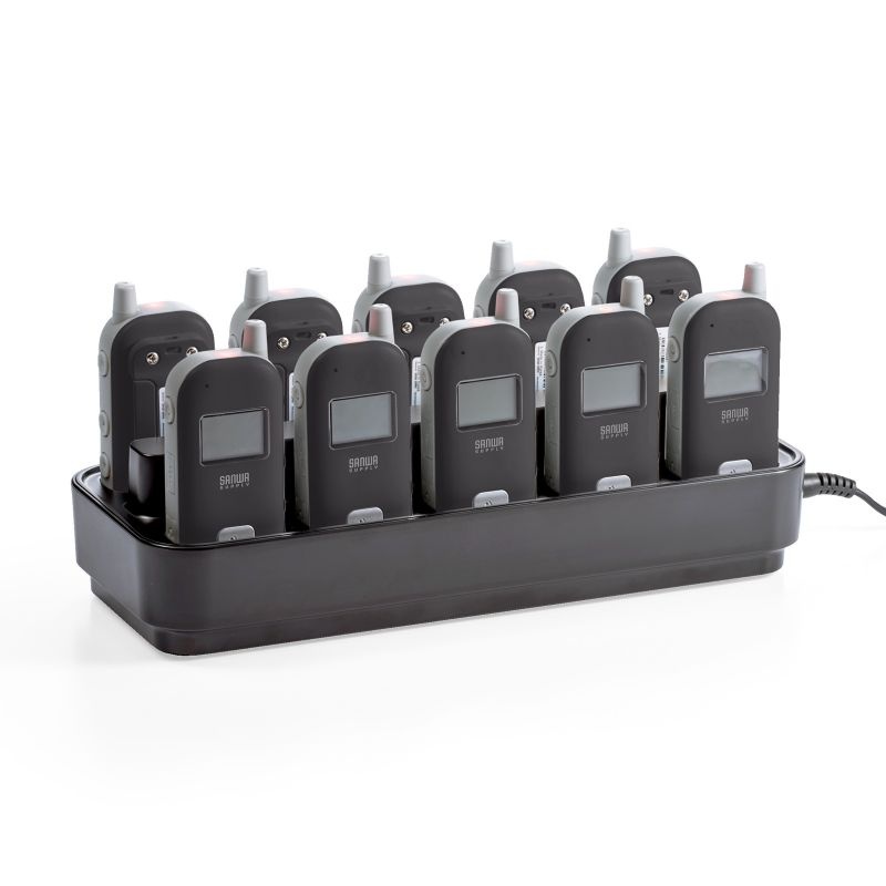 ワイヤレスガイド用充電器(10台用)【MM-WGS6-CL1】