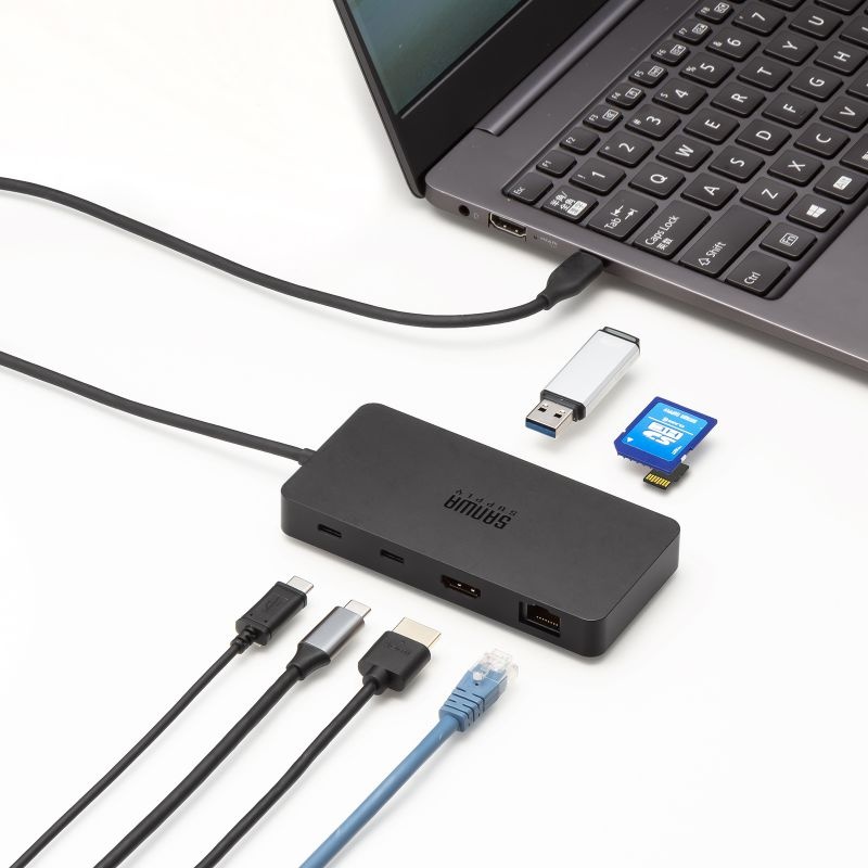 USB Type-C ドッキングステーション【USB-DKM5BKN】