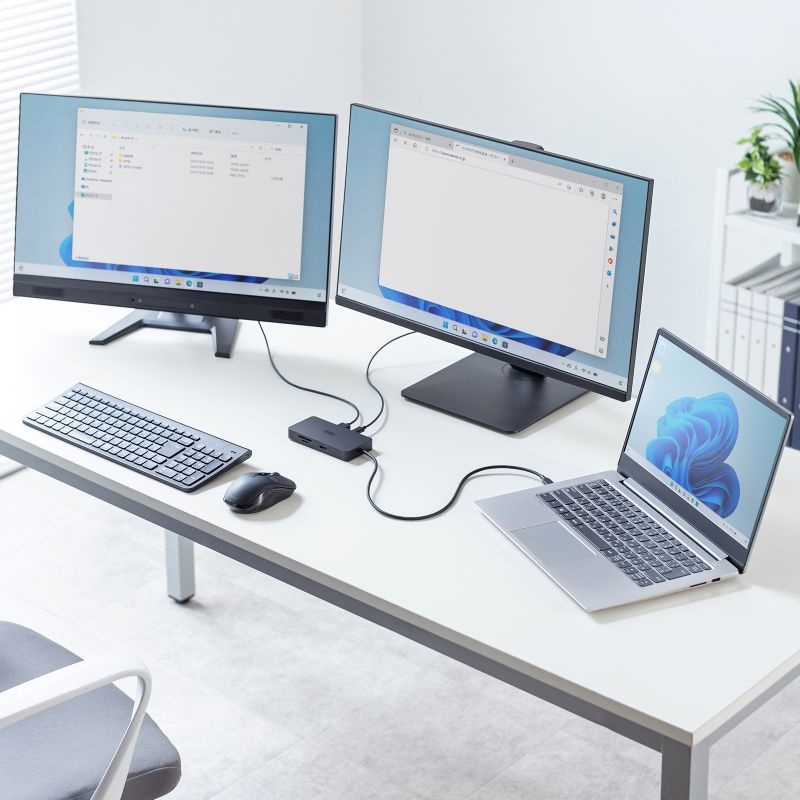 USB Type-C ドッキングステーション【USB-DKM5BKN】