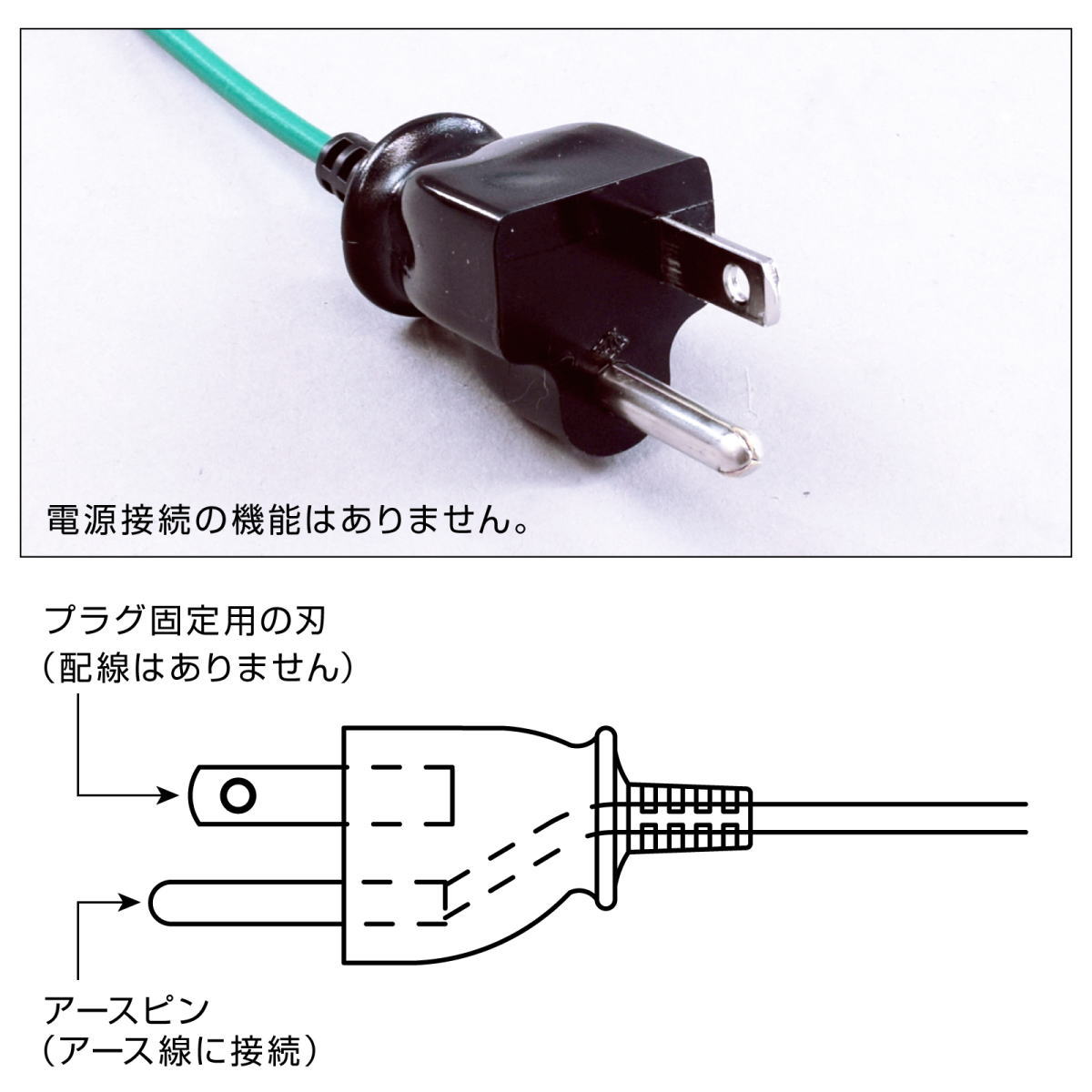 アース線(アースプラグ付)【F-125】