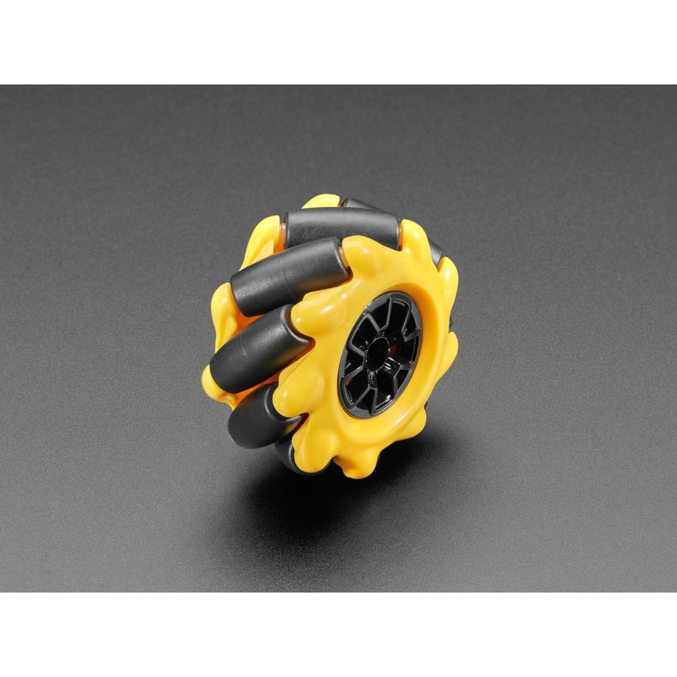 メカナムホイール(直径48mm、左右2個入り)【4990】