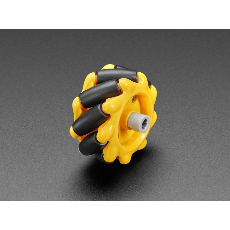 メカナムホイール(直径48mm、左右2個入り)【4990】