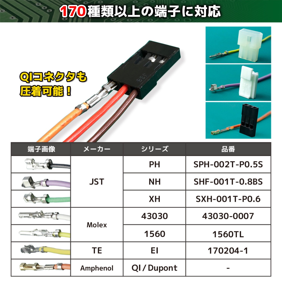 精密圧着ペンチ【PA-24】