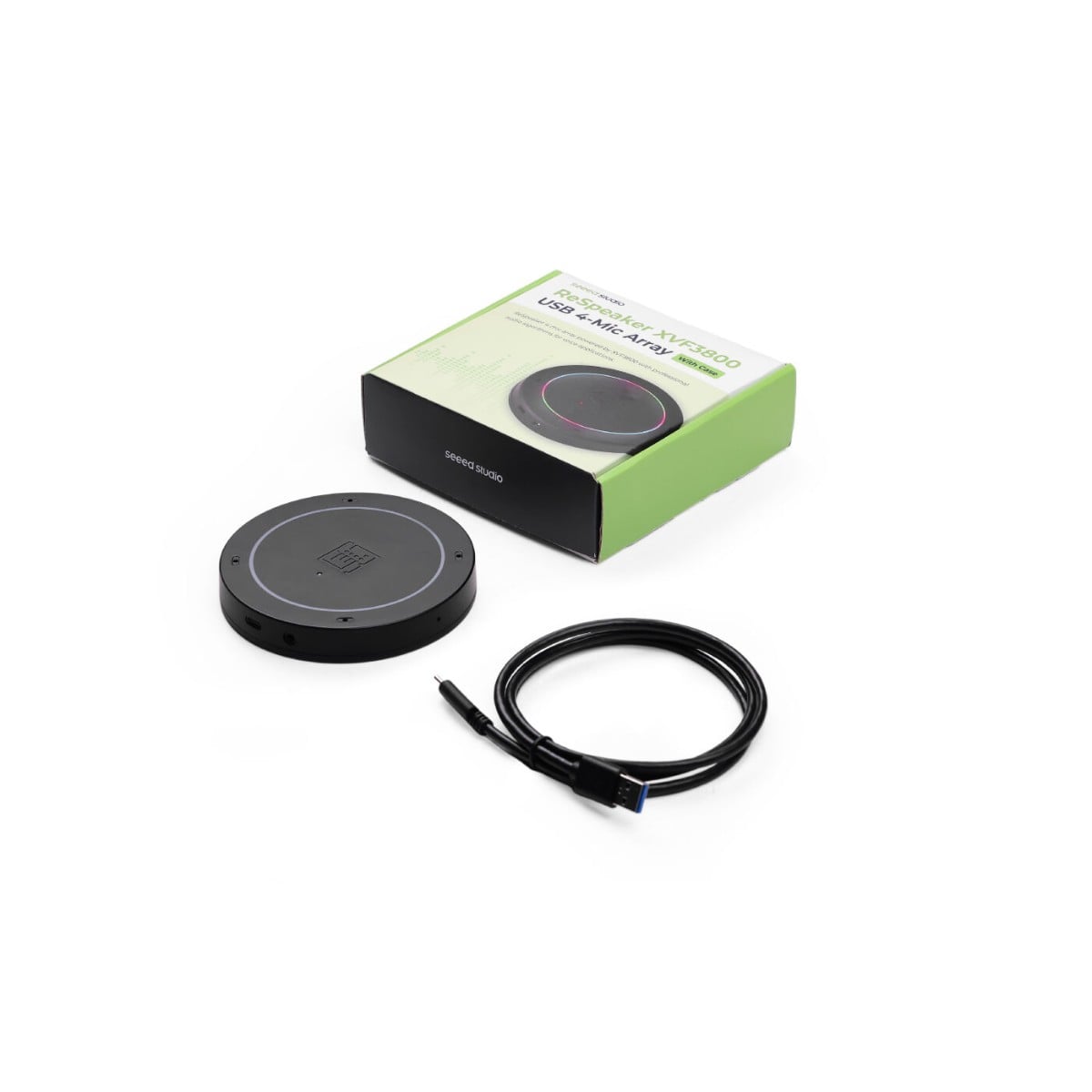 ReSpeaker XMOS XVF3800(ケース付/ESP32S3非搭載)【114993701】