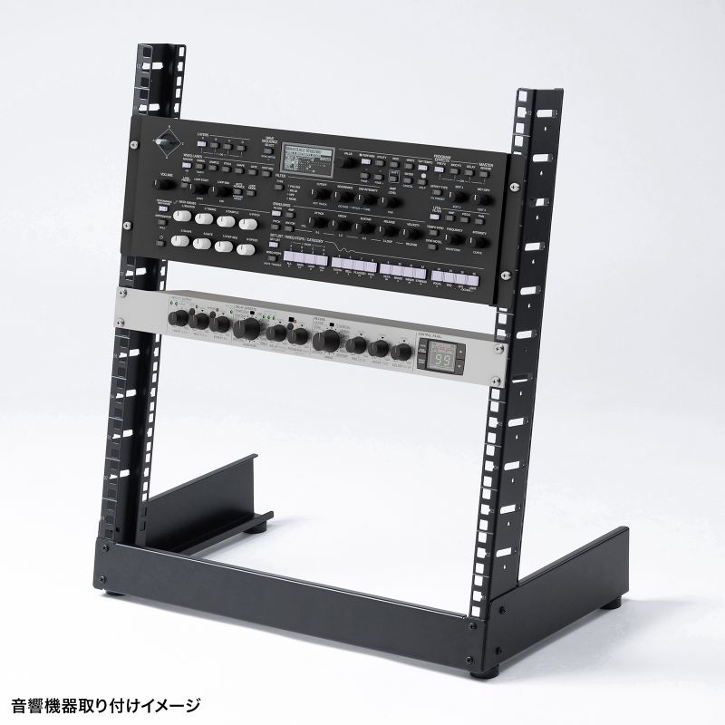 卓上19インチマウントラック(12U)【CP-TB12UBK】