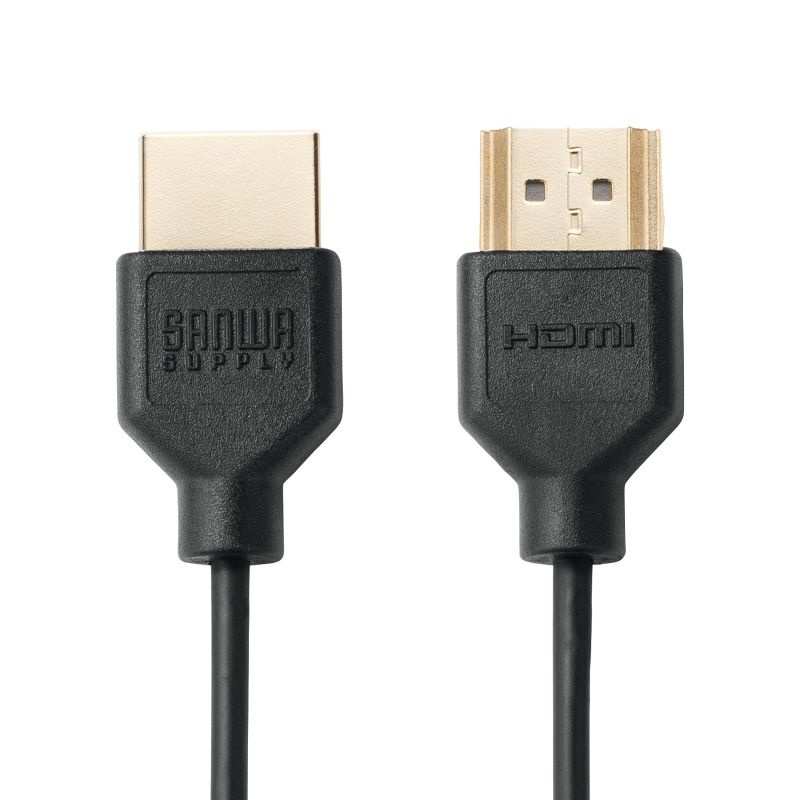 イーサネット対応ハイスピードHDMIケーブル 1.5m スリム＆スモール【KM-HD20-SS15N】