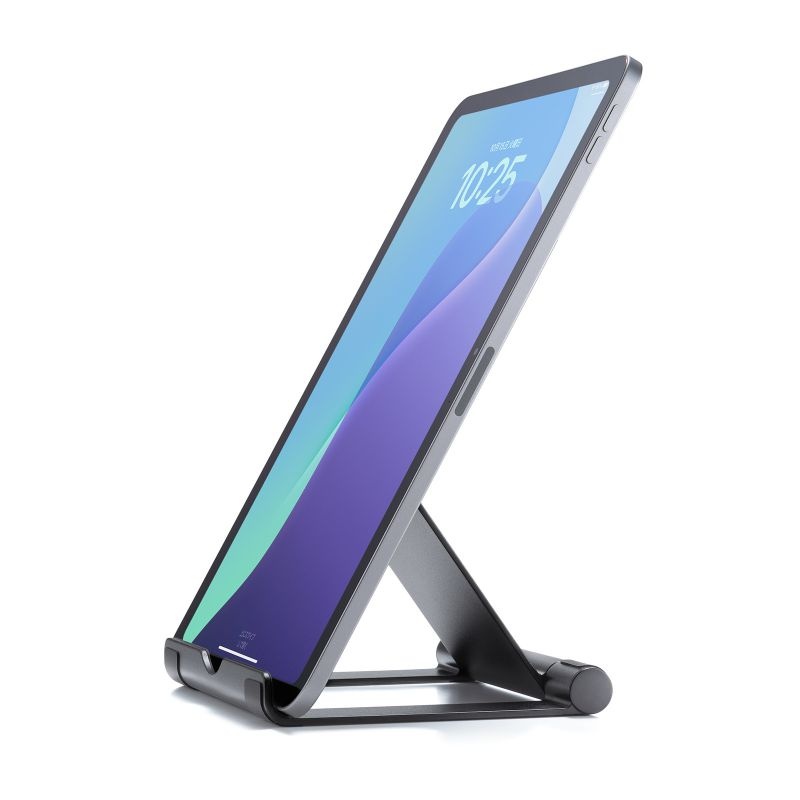 タブレット用アルミスタンド(ブラック)【PDA-STN35BK】