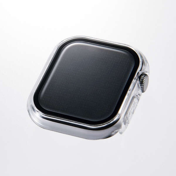 Apple Watch 42mm/フルカバーケース/プレミアムガラス/高透明/クリア【AW-25BFCGCR】