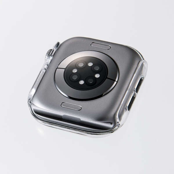 Apple Watch 42mm/フルカバーケース/プレミアムガラス/高透明/クリア【AW-25BFCGCR】
