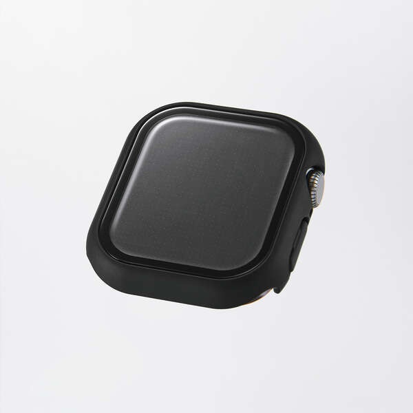 Apple Watch 42mm/フルカバーケース/プレミアムガラス/ゴリラ/高透明/ブラック【AW-25BFCGOBK】