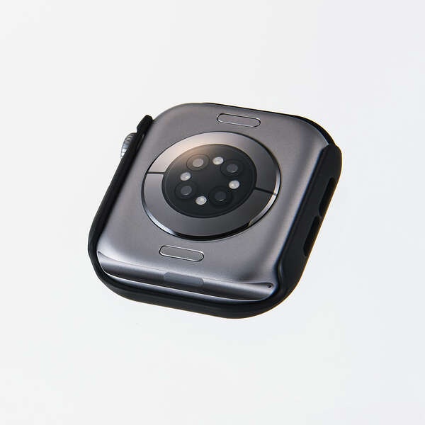 Apple Watch 42mm/フルカバーケース/プレミアムガラス/ゴリラ/高透明/ブラック【AW-25BFCGOBK】