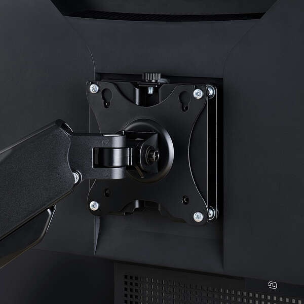 VESAブランケット/クイックリリース式/ネジ固定/VESA規格対応/モニターアーム専用/ブラック【DPA-QB01BK】