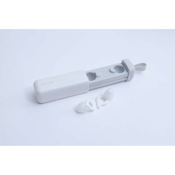 エクリア睡眠用耳栓/Earplug Duo/2重チップ/ホワイト【HCSL-EP02WH】