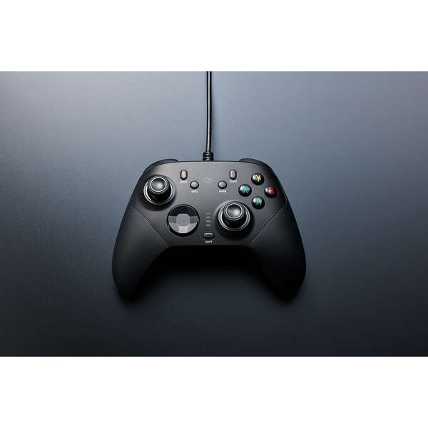 ゲームパッド/有線/XInput/DirectInput/Xbox系配置/ホールエフェクト/背面ボタン搭載/15ボタン/ブラック【JC-GP60XVBK】