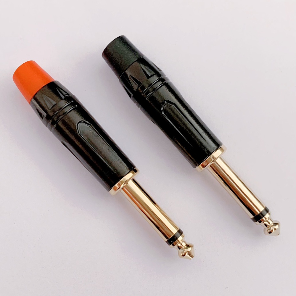 6.3mm モノラルプラグ(緑)【XJY05G】