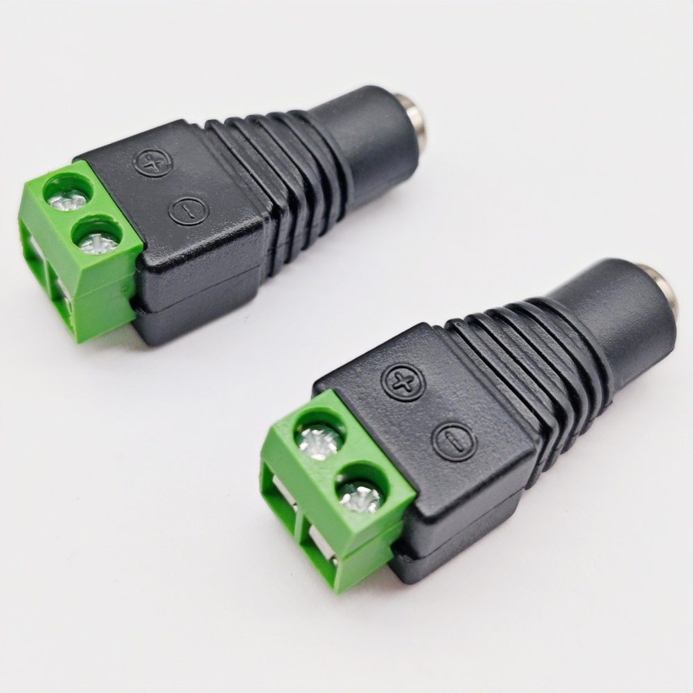 DCジャック 2P端子台 変換アダプタ【XJY06J21】