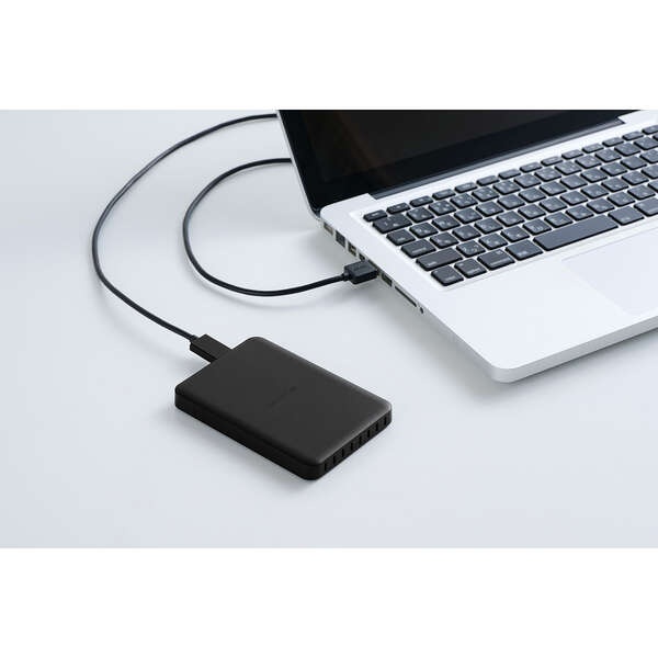 ELP-HTV 2.5インチ ポータブルHDD 1TB【ELP-HTV010UBK】