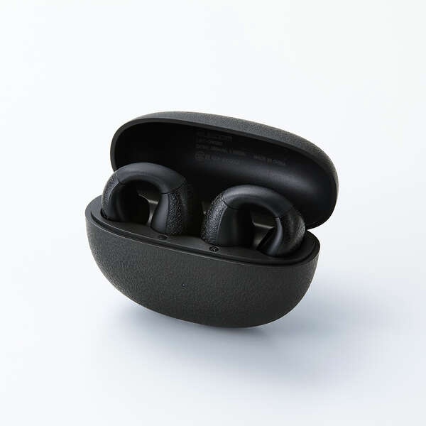 オープンイヤー型イヤーカフタイプ完全ワイヤレスイヤホン【LBT-OWS03BK】
