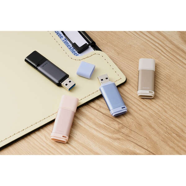 キャップ式 USB 5Gbps USBメモリ【MF-RCU3128GBU】