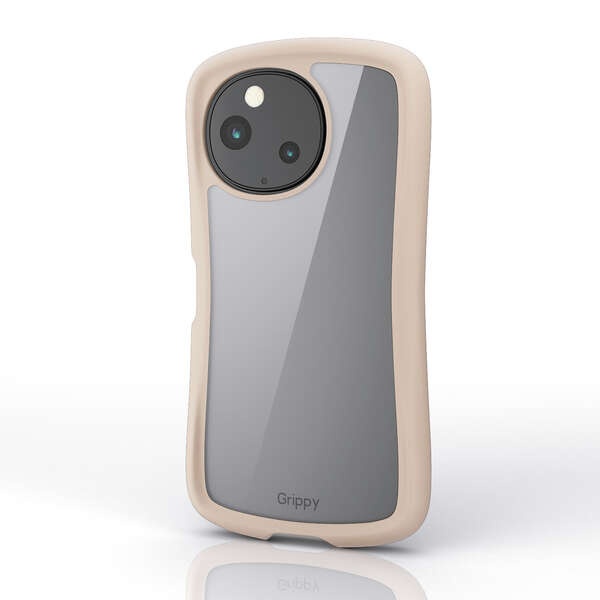 AQUOS sense10/9 Grippy ハイブリッドケース フレームカラー ストラップホールシート付【PM-S253GRPFCBE】