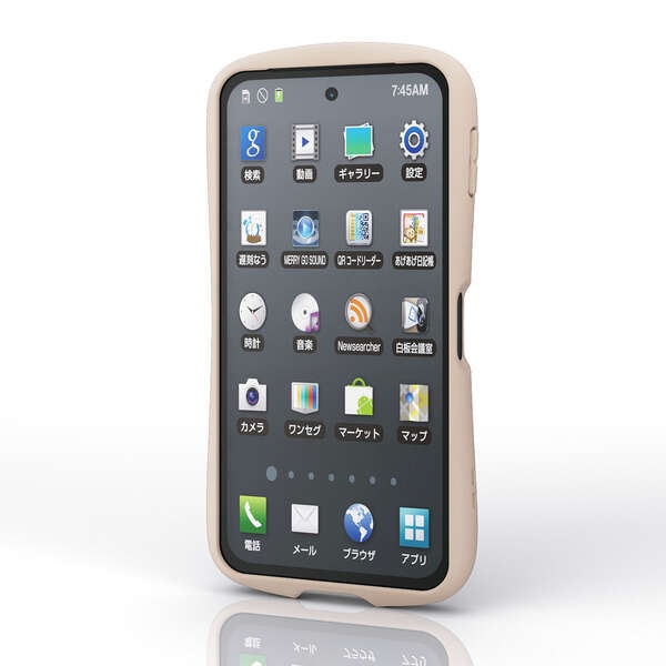 AQUOS sense10/9 Grippy ハイブリッドケース フレームカラー ストラップホールシート付【PM-S253GRPFCBE】