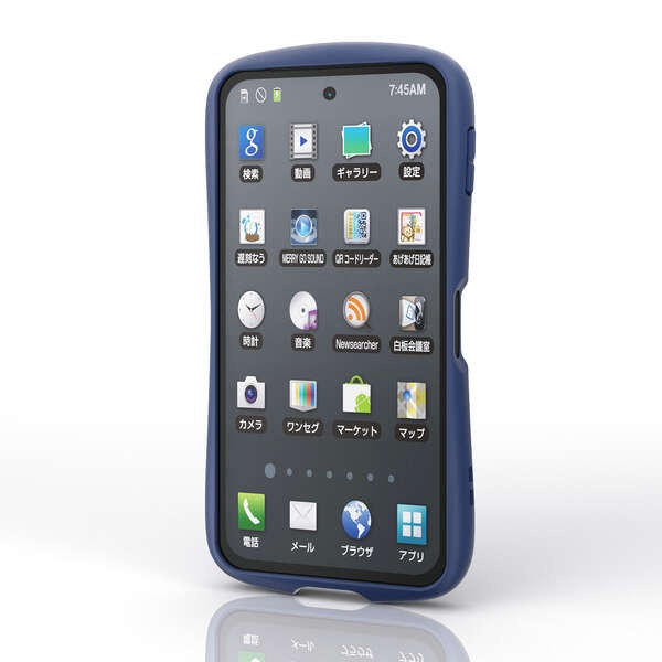 AQUOS sense10/9 Grippy ハイブリッドケース フレームカラー ストラップホールシート付【PM-S253GRPFCNV】