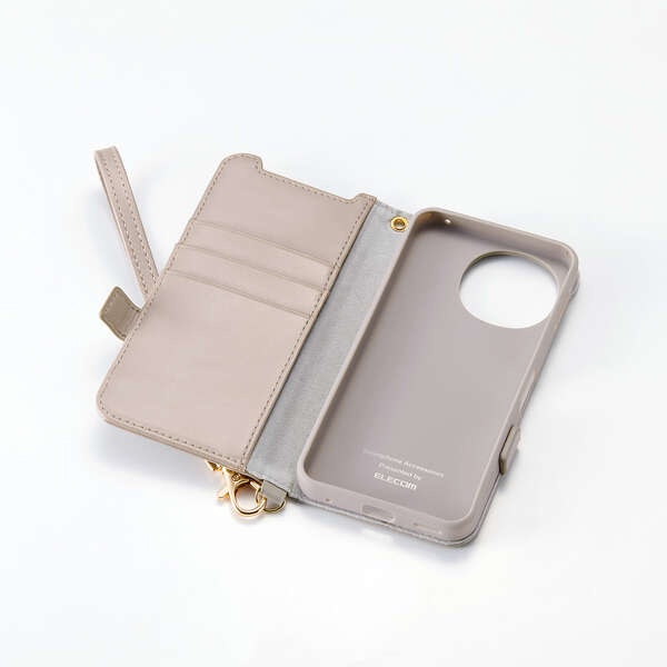 AQUOS sense10/9 手帳型ケース 磁石付 耐衝撃 ハンドストラップ付【PM-S253PLFY4GB】