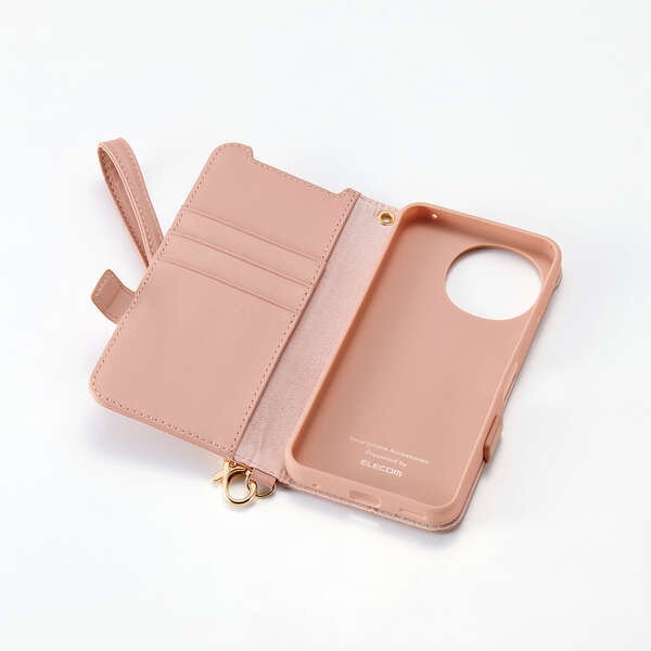 AQUOS sense10/9 手帳型ケース 磁石付 耐衝撃 ハンドストラップ付【PM-S253PLFY4PN】