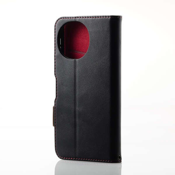 AQUOS sense10/9 手帳型ケース 磁石付 耐衝撃【PM-S253PLFYBK】