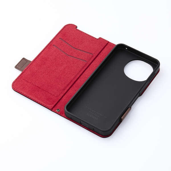 AQUOS sense10/9 手帳型ケース 磁石付 耐衝撃【PM-S253PLFYBK】