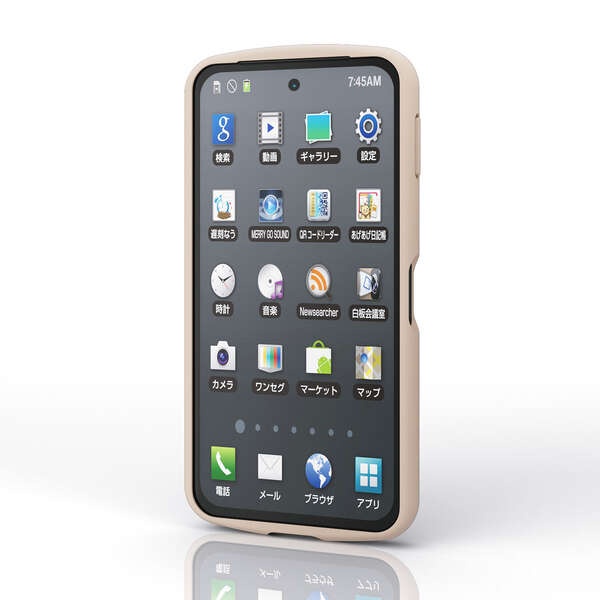 AQUOS sense10/9 TOUGH SLIM LITE ケース フレームカラー ストラップホールシート付【PM-S253TSLFCBE】