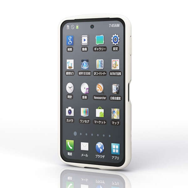 AQUOS sense10/9 TOUGH SLIM LITE ケース フレームカラー ストラップホールシート付【PM-S253TSLFCWH】