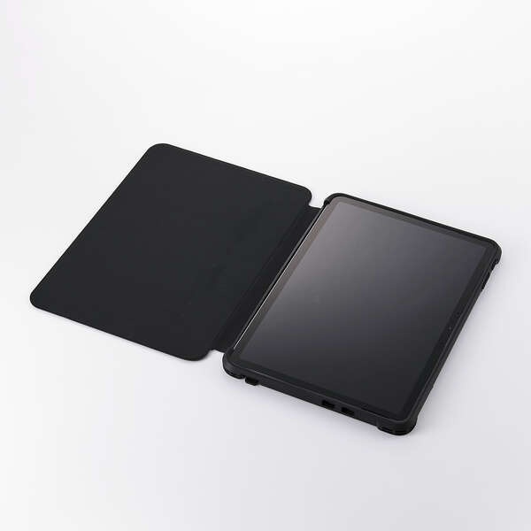 ハイブリッドケース フラップ付き 衝撃吸収【TB-MSP25HVCKFBK】