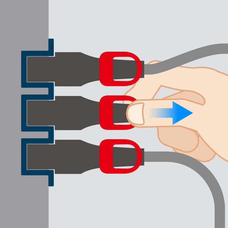 抜け防止ロック式電源コード ロックプラス（3m）【APW15-C14C15LS-3】