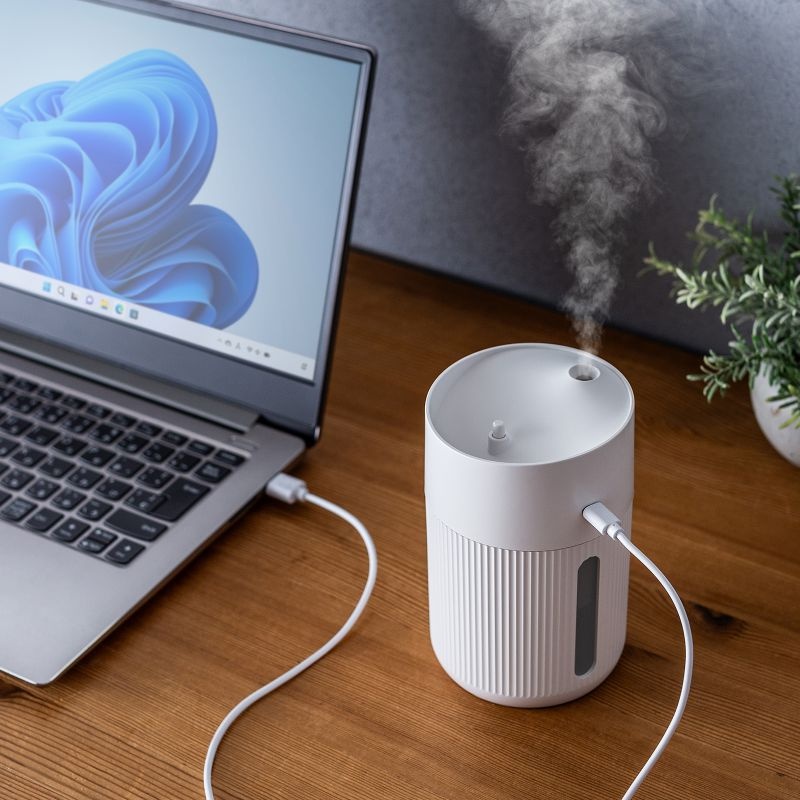 上部給水USB加湿器（USB電源・400ml）【USB-TOY103W】